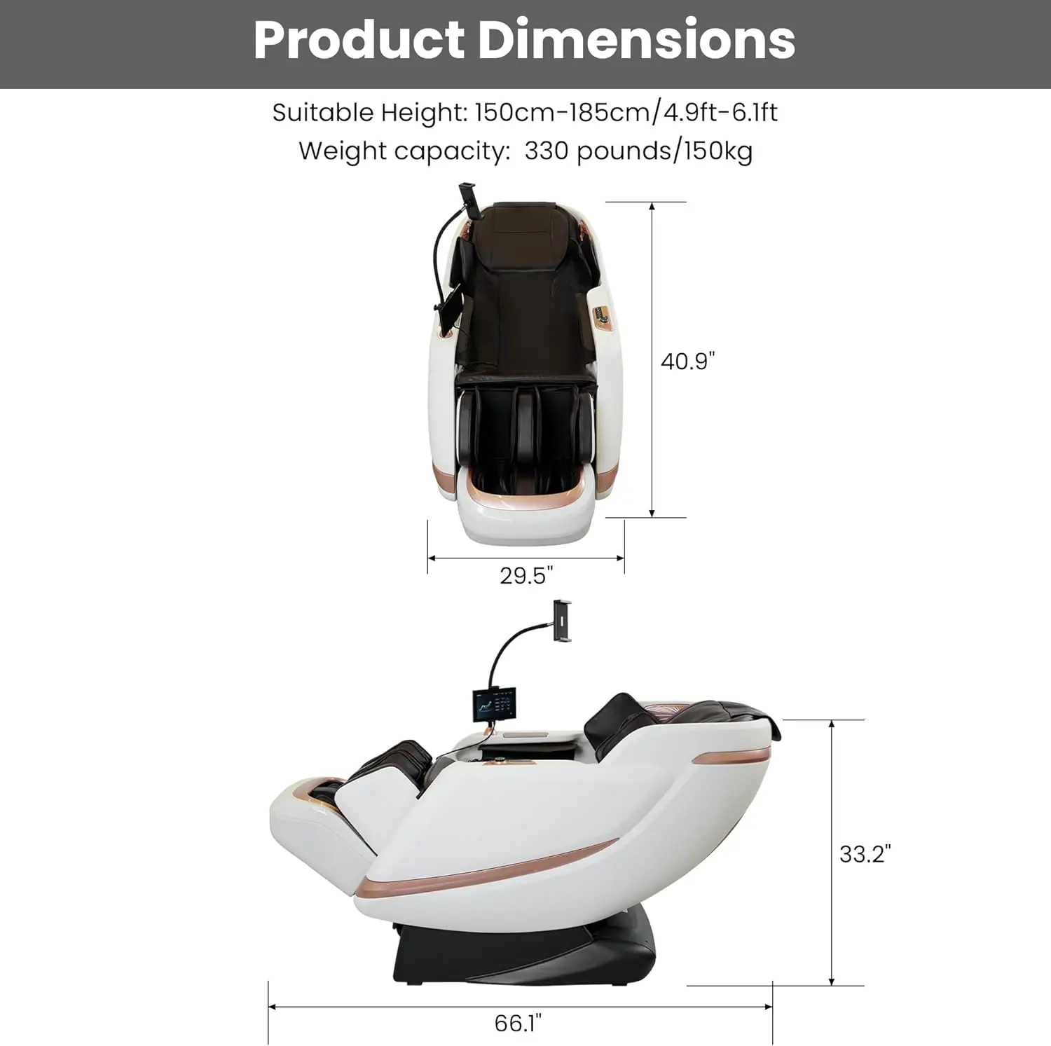 Massage Chair Full Body Massage Chair Recliner With Zero Gravity Mode Foot Massage Airbagswaist Heater For Family And Fr 3