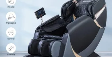 Payleeshere Full Body Shiatsu Massage Chair With Gravity Air Massage System Wormwood Therapy And Bluetooth Speakergrey 3