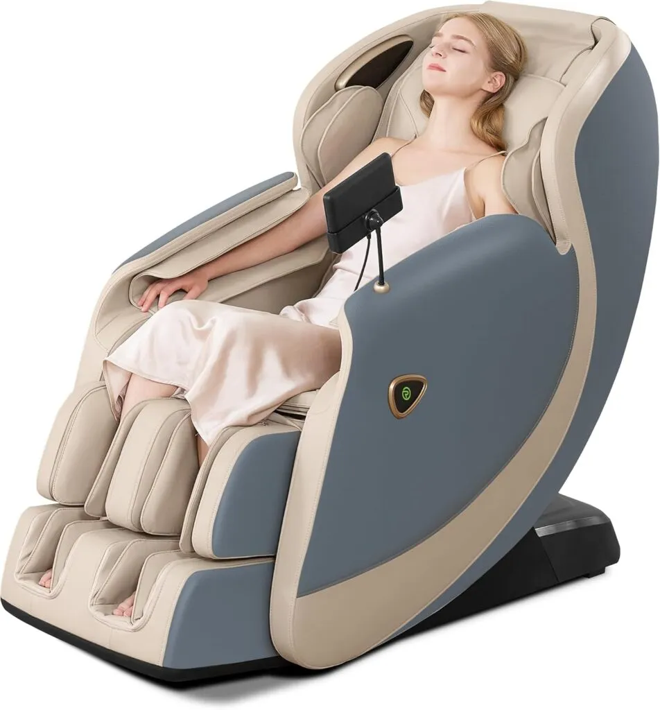 Real Relax Full Body Massage Chair Sl Track Zero Gravity Massage Chair Recliner With 16 Auto Modes Body Scan Waist Heati 2