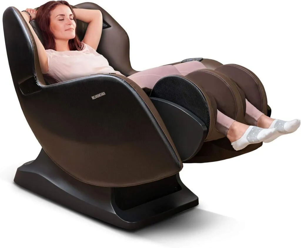 Relaxonchair Rio Full Body Zero Gravity Massage Recliner Chair Coffee