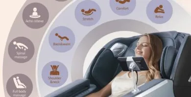 Relx Massage Chair Full Body Zero Gravity Sl Track Shiatsu Massage Chair 12 Modes 8 Auto Modesblack Coffee 2