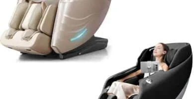 Relx Massage Chair Full Body Zero Gravity Sl Track Shiatsu Massage Chair 12 Modes 8 Auto Modescream Black