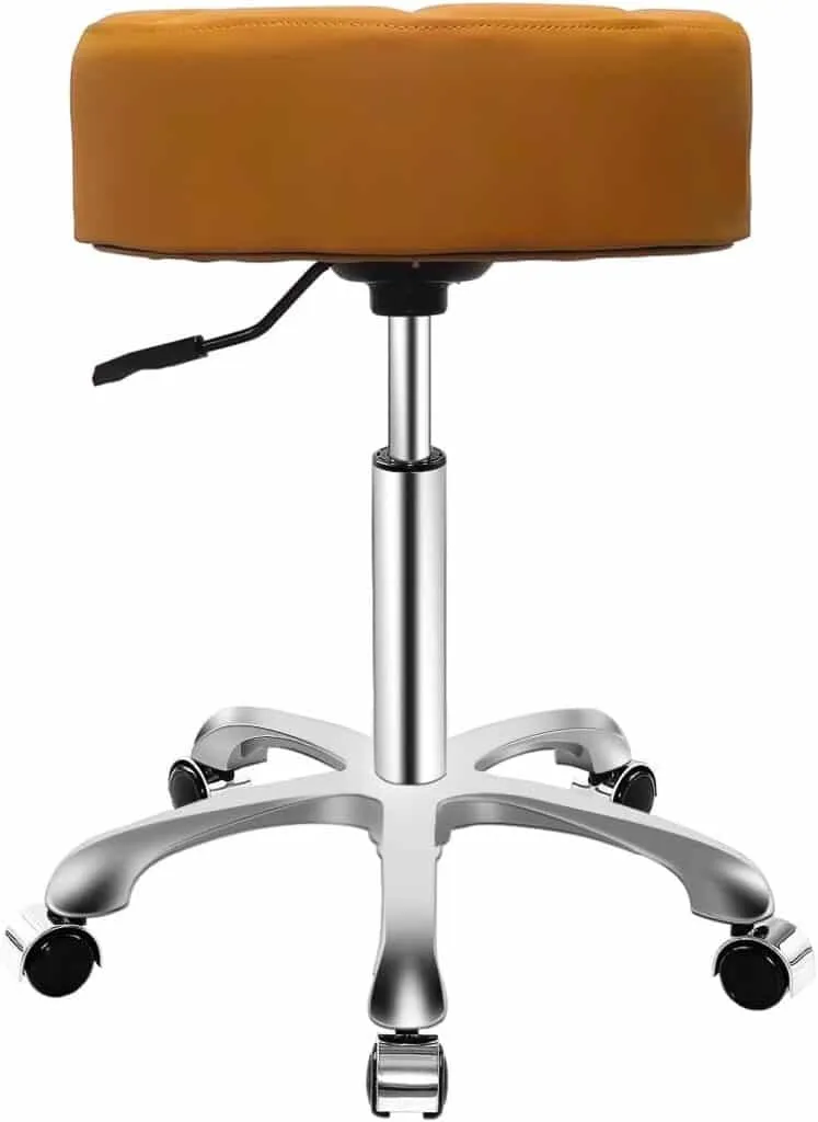 Rolling Adjustable Stool For Work Medical Tattoo Salon Officeheavy Duty Esthetician Hydraulic Chair Stool With Wheels Ca