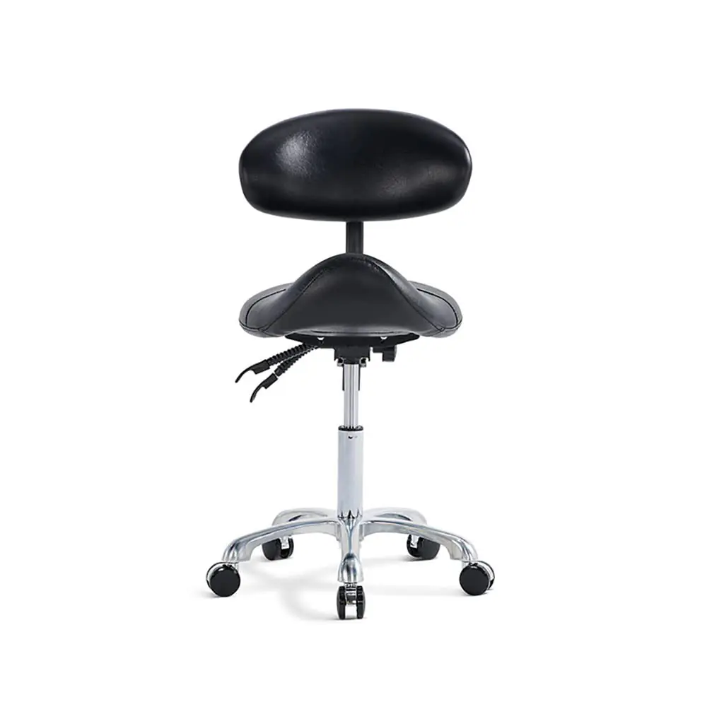 Saddle Stool Chair with Back Rolling Esthetician Seat for Salon Tattoo Shop Spa Facial lash Home Dentist Clinic Esthetician Chair(with Back Support, Black) Saddle Stool Chair with Back Rolling Esthetician Seat for Salon Tattoo Shop Spa Facial lash Home Dentist Clinic Esthetician Chair(with Back Support, Black)