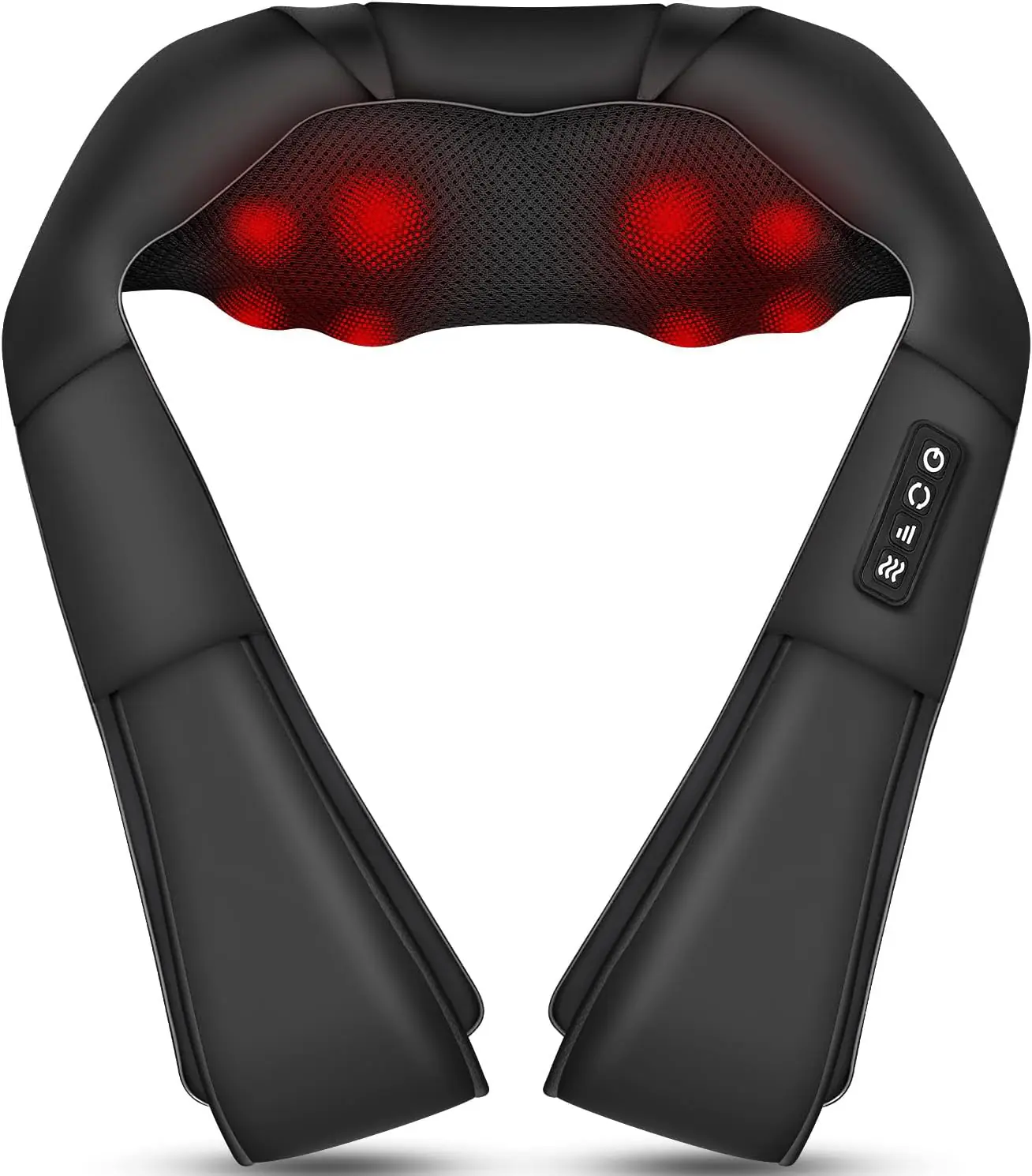 Shiatsu Neck and Back Massager with Heat, Electric Deep Tissue 4D Kneading Massage Pillow for Shoulder, Leg, Body Muscle Pain Relief - Best Gifts for Women Men Mom Dad