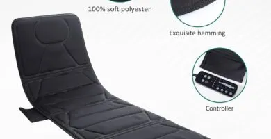 Snailax Massage Mat With Heat Back Massage Pad For Bed Chair 10 Motors Vibrating Massage Mattress Pad With 2 Heating Pad 4
