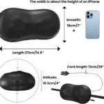 Adjustable Neck Shoulder Massage Pillow With Magic Strap High Power Copper Motor Hand Control Heating Back Massager For 1 17