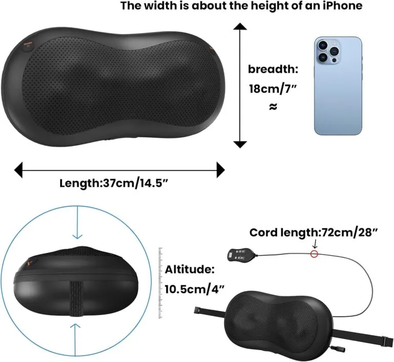 Adjustable Neck-Shoulder Massage Pillow Review