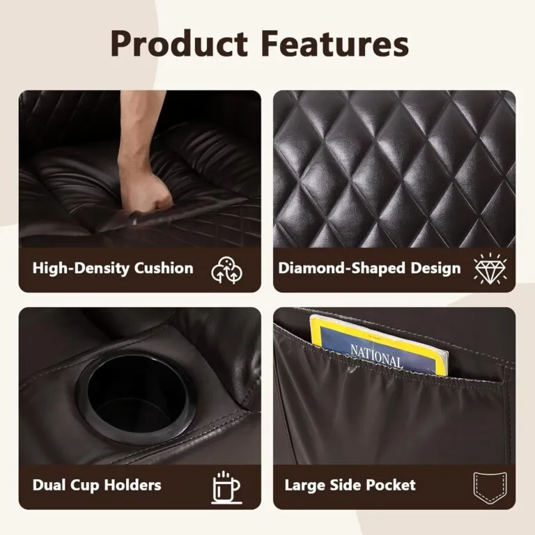 AHMED Power Swivel Rocker Recliner Chair Review