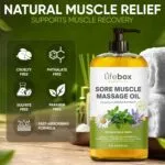 Arnica Sore Muscle Massage Oil 100 Pure Natural Massage Therapy For Muscles Joints Body Oil Infused With Arnica Extract 1 5