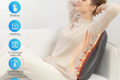 Coococo Shiatsu Back Massager With Heat 2025 Birthday Gifts For Mom Dad Fsa Hsa Eligible Massager For Lower Back Pain Re