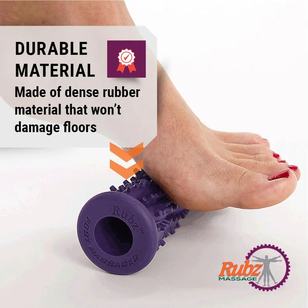 Due North Foot Rubz Hand Back Massage Ball - Relieve Pain from Plantar Fasciitis, Tight Muscles Sore Feet - Massage Tool