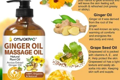Ginger Oilginger Massage Oil For Lymphatic Drainagenatural Body Oil For Skinarnica Oilsore Muslce Massage Oilspa Ginger 1 14