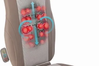 Homedics Shiatsu Massage Cushion With Heat For Full Upper And Lower Back Deep Kneading Massager Fits Most Chairs For Hom