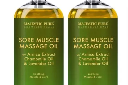 Majestic Pure Arnica Sore Muscle Massage For Massage Therapy Natural Oil With Lavender And Chamomile Essential Oils Mult 8