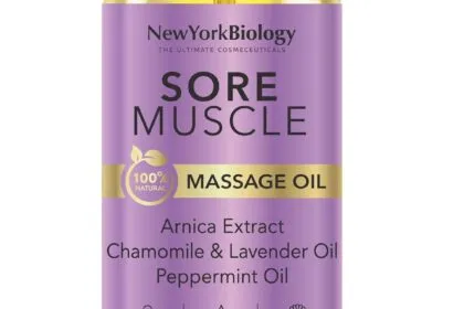 New York Biology Sore Muscle Massage Oil 8 Fl Oz Made With 100 Natural Oils Soothing Body Massage Oil Absorbs Easily 7