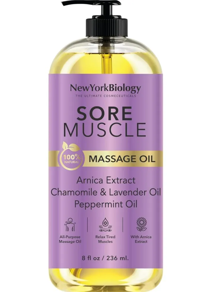 New York Biology Sore Muscle Massage Oil Review
