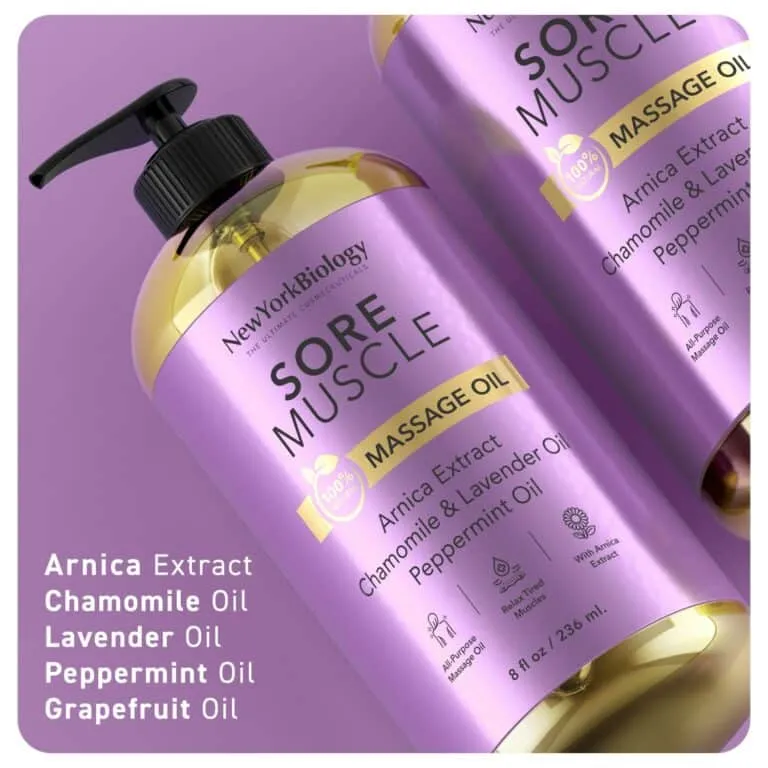 New York Biology Sore Muscle Massage Oil Review