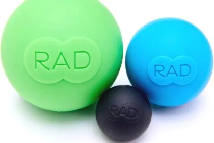 Rad Rounds Extra Soft Yoga Deep Tissue Massage Ball Set Myofascial Release Balls For Feet Back Neck Jaw Forearms Trigger