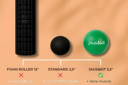 Therapy Balls For Back Pain Set Of 2 Large Massage Balls 35 In Lacrosse Massage Ball For Trigger Point Relief And Myofas 3