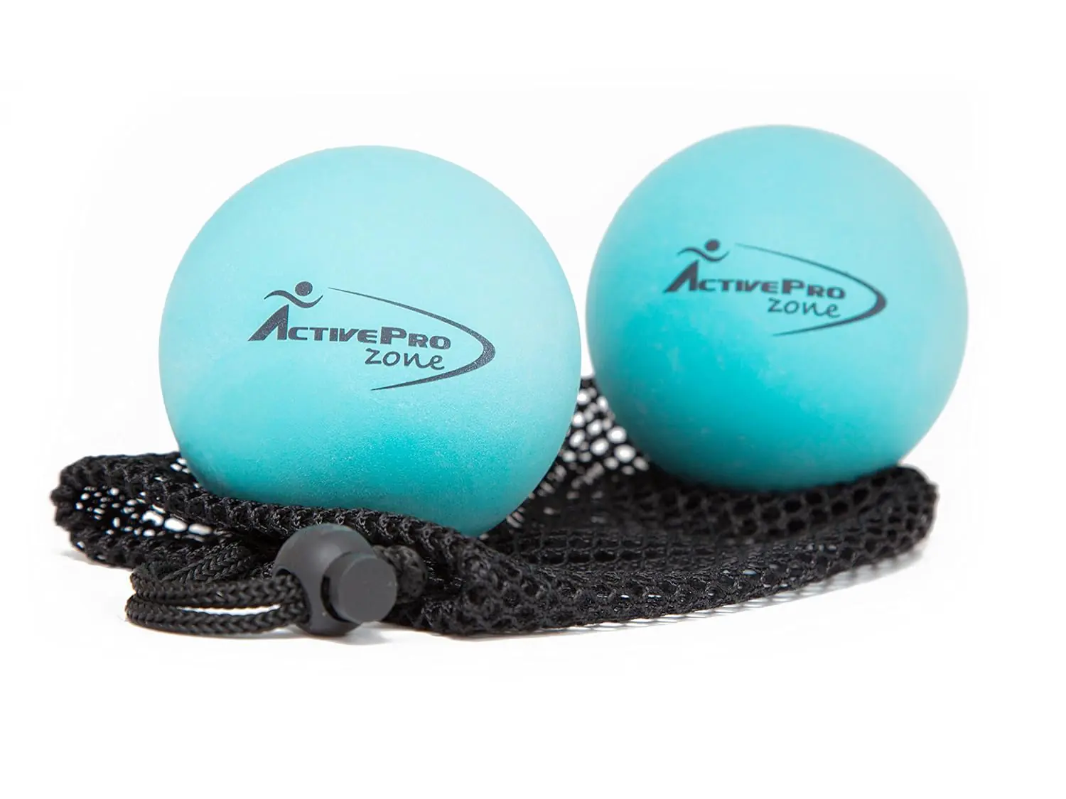 Therapy Massage Ball - Instant Muscle Pain Relief. Proven Effective for Myofascial Release, Deep Tissue Pressure, Yoga Trigger Point Treatments. Set - 2 Extra Firm Balls W/Mesh Bag.