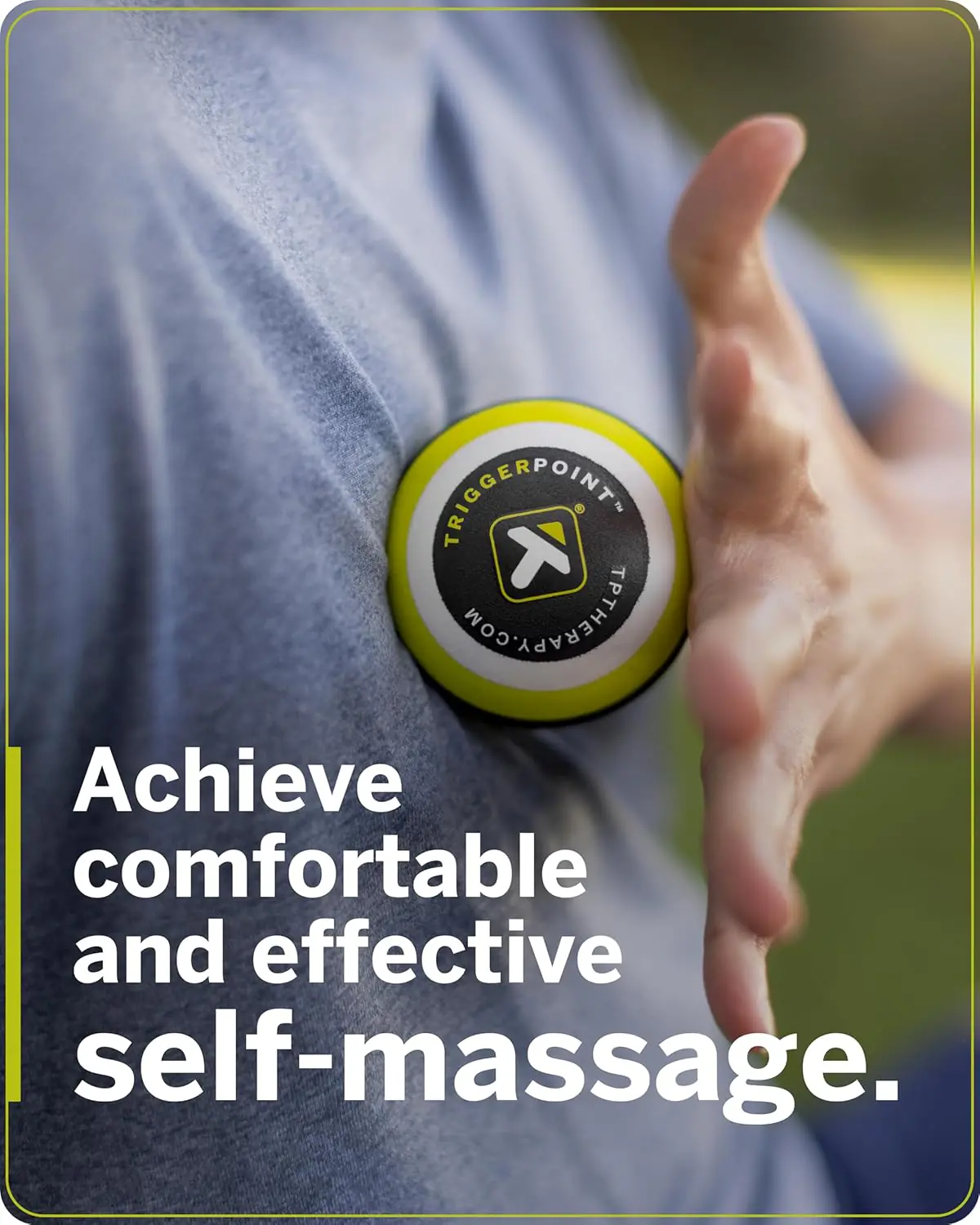 Trigger Point Performance TriggerPoint Foam Massage Ball for Deep-Tissue Massage, MBX Extra Firm (2.6-inch)