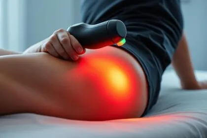 massage gun hip flexor