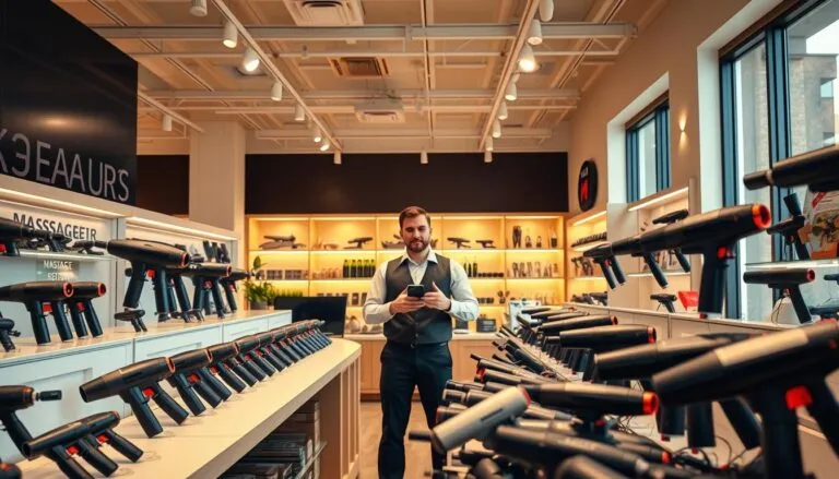 massage gun in store