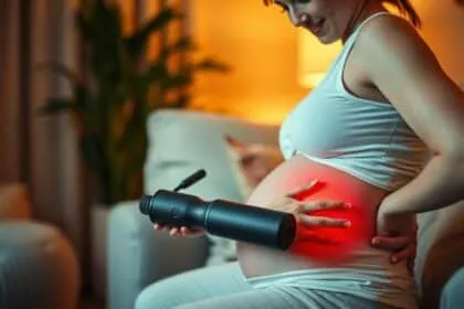 massage gun pregnancy lower back