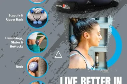 Tune Up Fitness Alpha Twin Set In Tote Larger Sized Yoga Massage Therapy Balls Trigger Point Ball Myofascial Release And 1