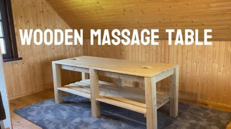 Do It Yourself Massage Table