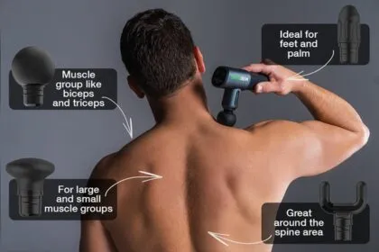 How to Use Massage Gun on Back