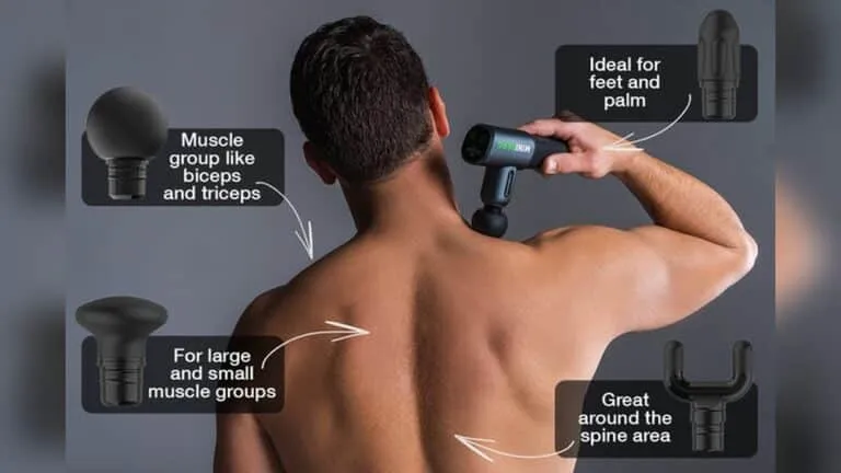 How to Use Massage Gun on Back